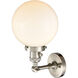 Franklin Restoration Large Beacon LED 8 inch Brushed Satin Nickel Sconce Wall Light, Franklin Restoration