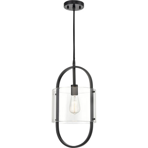 Pelham LED 9.5 inch Matte Black Mini Pendant Ceiling Light