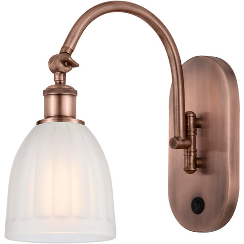 Ballston Brookfield 1 Light 6 inch Antique Copper Sconce Wall Light