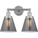 Cone 2 Light 15.5 inch Polished Chrome Bath Vanity Light Wall Light