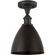 Ballston Dome LED 7.5 inch Oil Rubbed Bronze Semi-Flush Mount Ceiling Light