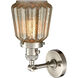 Franklin Restoration Chatham LED 6 inch Brushed Satin Nickel Sconce Wall Light, Franklin Restoration