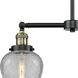 Franklin Restoration Geneseo LED 21 inch Black Antique Brass Chandelier Ceiling Light, Franklin Restoration