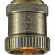Franklin Restoration Bare Bulb 1 Light 4.5 inch Black Antique Brass Semi-Flush Mount Ceiling Light, Franklin Restoration