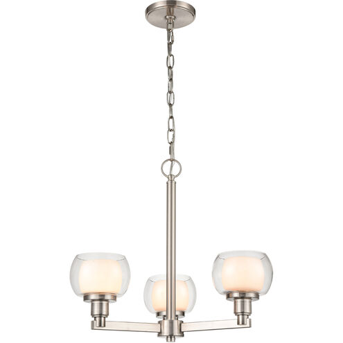Cairo 3 Light 19.63 inch Satin Gold Pendant Ceiling Light in Incandescent