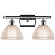 Ballston Arietta 2 Light 16 inch Polished Chrome Bath Vanity Light Wall Light, Ballston