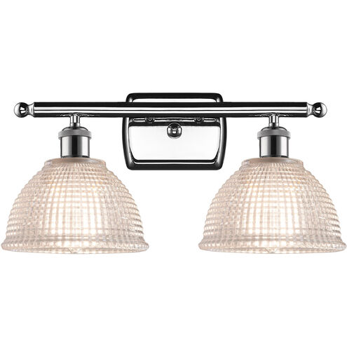 Ballston Arietta 2 Light 16 inch Polished Chrome Bath Vanity Light Wall Light, Ballston