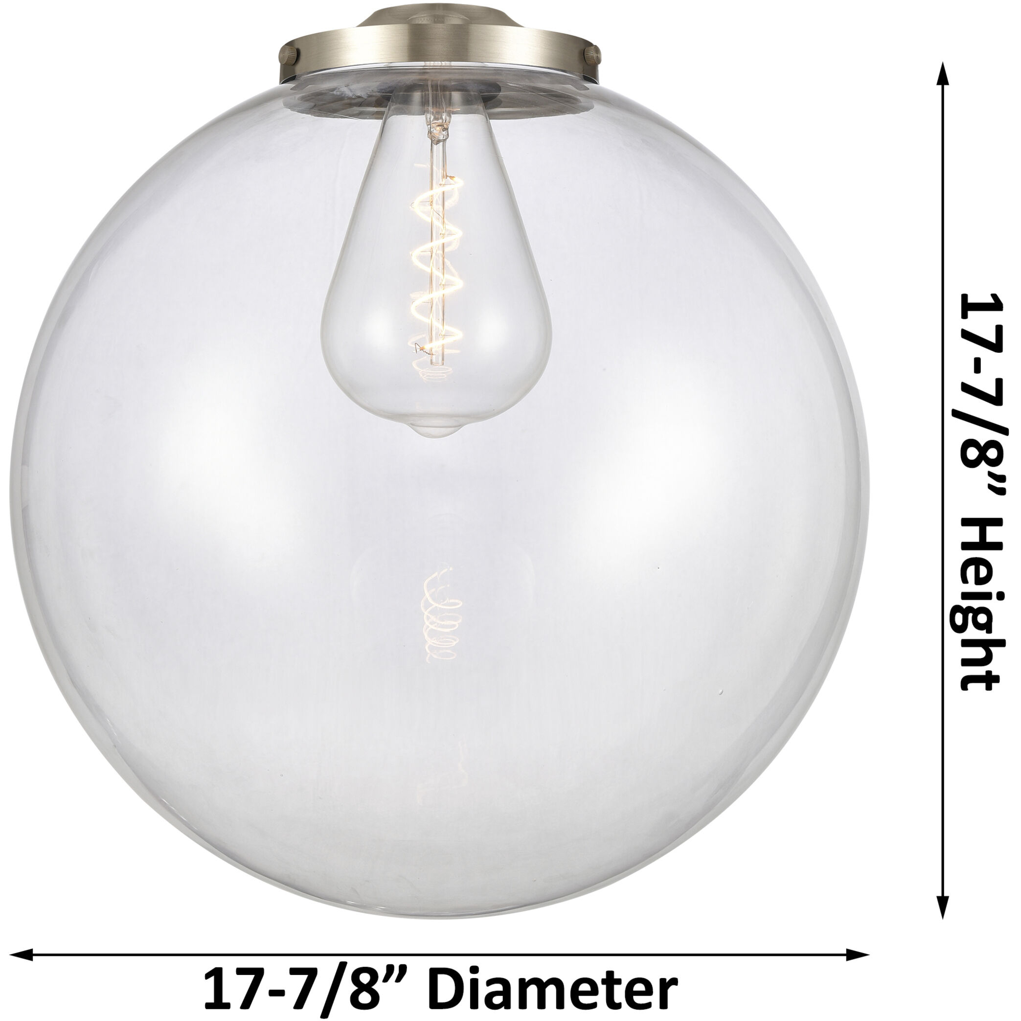 Franklin Restoration Beacon 1 Light 18 inch Brushed Satin Nickel Pendant Ceiling Light in Incandescent, Seedy