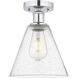 Edison Berkshire 1 Light 8.00 inch Semi-Flush Mount