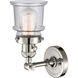 Franklin Restoration Small Canton LED 6.5 inch Polished Nickel Sconce Wall Light, Franklin Restoration