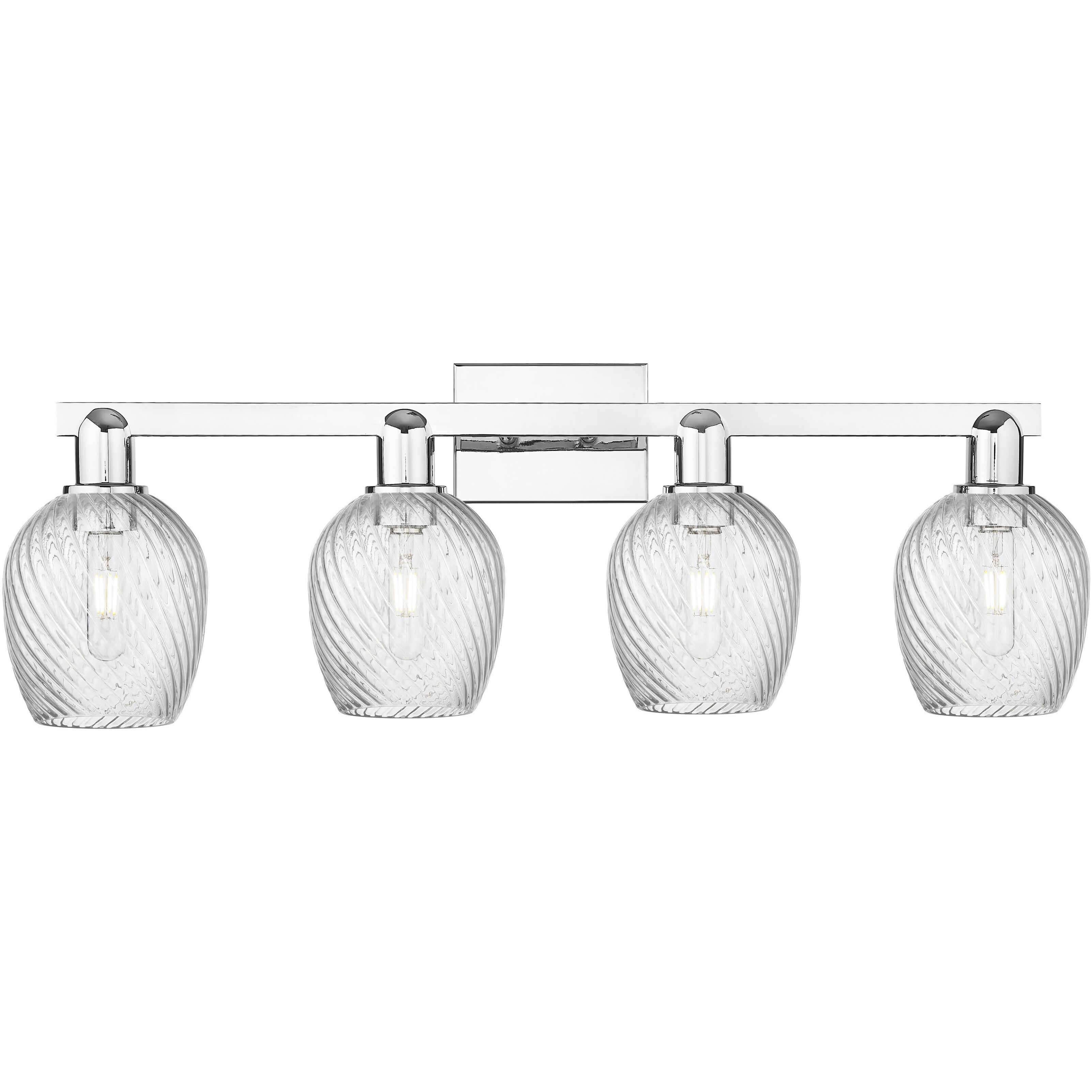 Arcadia Salina 4 Light 32.75 inch Polished Chrome Bath Vanity Light Wall Light