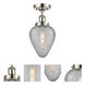 Geneseo 1 Light 6 inch Polished Nickel Semi-Flush Mount Ceiling Light