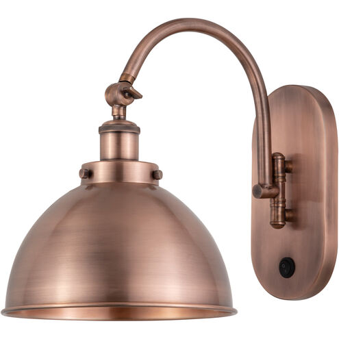 Ballston Urban 1 Light 10 inch Antique Copper Sconce Wall Light
