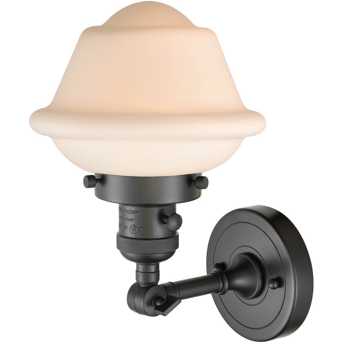Franklin Restoration Small Oxford LED 7.5 inch Oil Rubbed Bronze Sconce Wall Light, Franklin Restoration