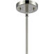 Franklin Restoration Beacon LED 12 inch Polished Nickel Mini Pendant Ceiling Light in Clear, Franklin Restoration