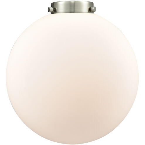 Nouveau 2 Beacon 1 Light 10 inch Black Antique Brass Mini Pendant Ceiling Light in Incandescent, Matte White