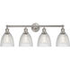 Edison Castile 4 Light 33.00 inch Bathroom Vanity Light