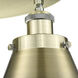 Ballston Urban 3 Light 19.75 inch Antique Brass Flush Mount Ceiling Light