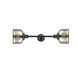Franklin Restoration Large Bell LED 8 inch Matte Black Bath Vanity Light Wall Light in Silver Plated Mercury Glass, Franklin Restoration