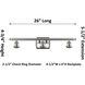 Nestbrook 3 Light 26 inch Polished Chrome Bath Vanity Light Wall Light