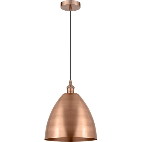 Edison Dome LED 12 inch Antique Copper Mini Pendant Ceiling Light