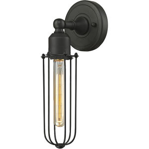 Austere Muselet LED 5 inch Oil Rubbed Bronze Sconce Wall Light, Austere