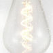 Edison Athens 1 Light 13.75 inch Polished Chrome Semi-Flush Mount Ceiling Light in Seedy Glass