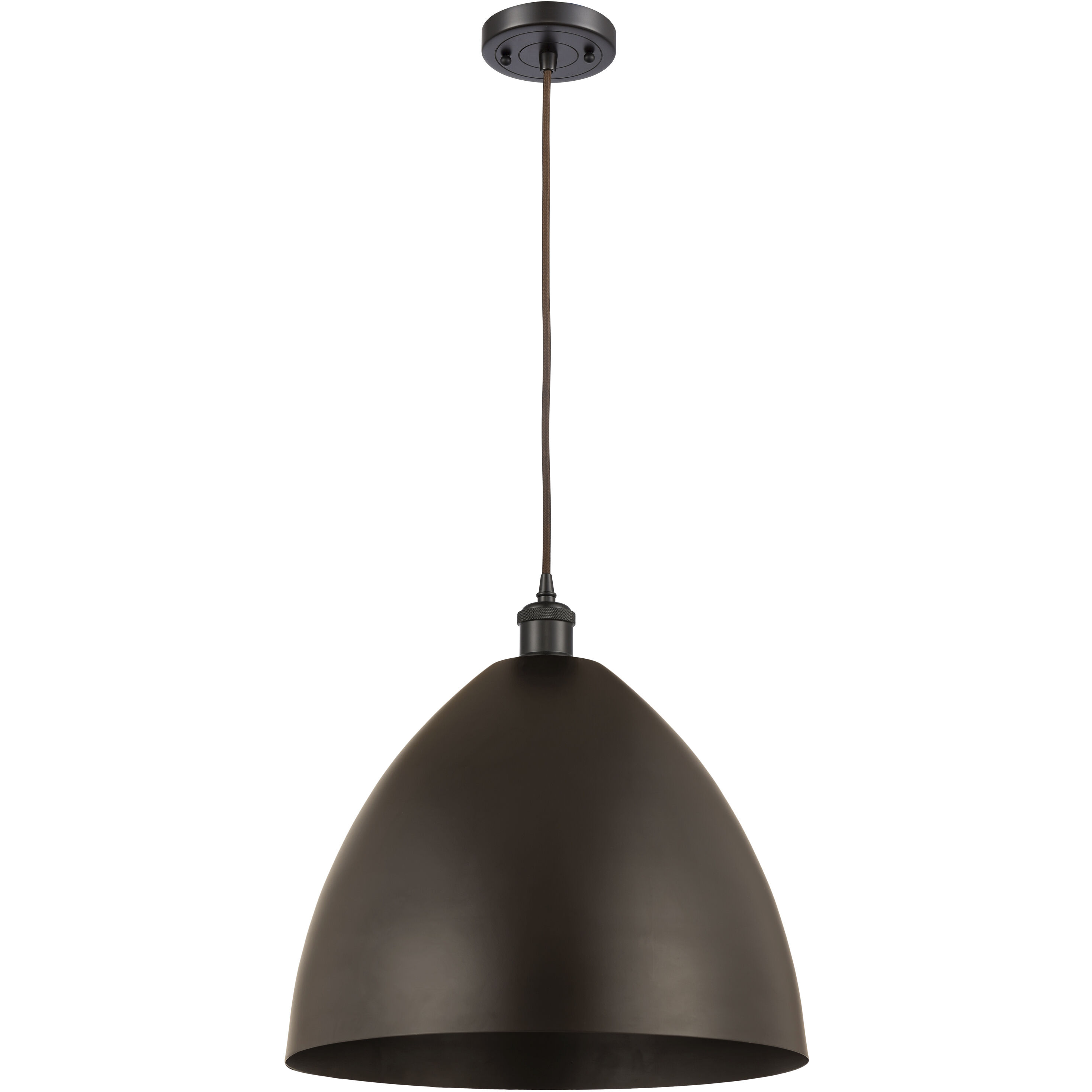 Ballston Dome 1 Light 16 inch Oil Rubbed Bronze Mini Pendant Ceiling Light