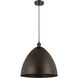 Ballston Dome 1 Light 16 inch Oil Rubbed Bronze Mini Pendant Ceiling Light