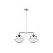 Franklin Restoration Large Oxford LED 25 inch Polished Chrome Chandelier Ceiling Light, Franklin Restoration