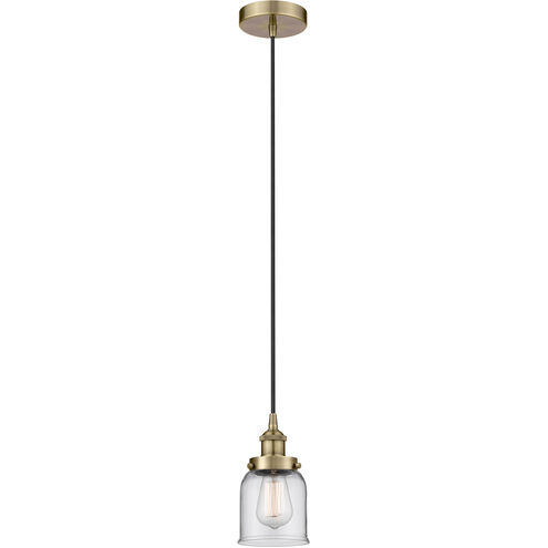 Edison Bell LED 5 inch Antique Brass Mini Pendant Ceiling Light