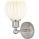 Edison White Venetian 1 Light 6.00 inch Wall Sconce