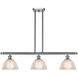 Ballston Arietta 3 Light 36 inch Brushed Satin Nickel Island Light Ceiling Light, Ballston