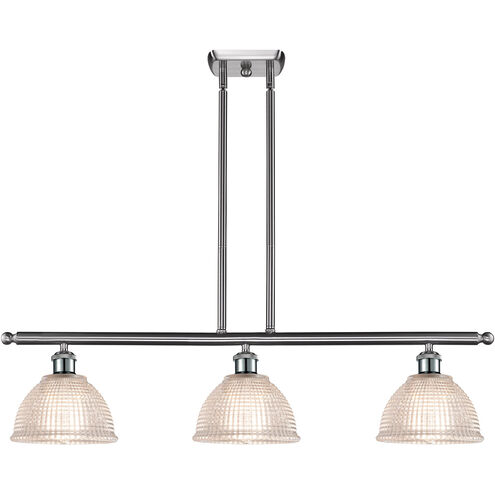 Ballston Arietta 3 Light 36 inch Brushed Satin Nickel Island Light Ceiling Light, Ballston