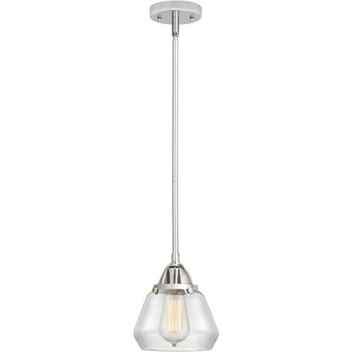 Nouveau 2 Fulton LED 6.75 inch Polished Chrome Mini Pendant Ceiling Light in Clear