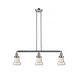Franklin Restoration Bellmont LED 39 inch Polished Nickel Island Light Ceiling Light in Seedy Glass, Franklin Restoration
