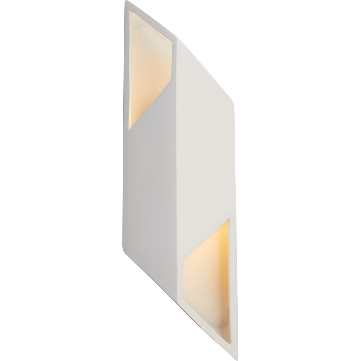 Ambiance LED 5.5 inch Vanilla (Gloss) ADA Wall Sconce Wall Light, Rhomboid
