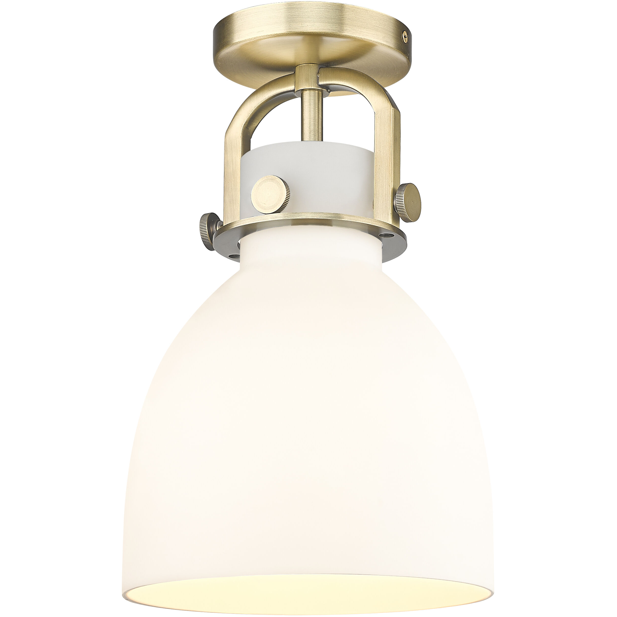Bell flush shop mount light