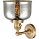 Franklin Restoration Large Bell LED 8 inch Brushed Brass Sconce Wall Light, Franklin Restoration