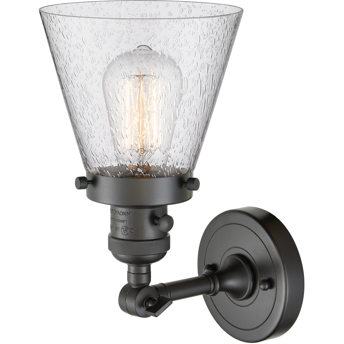 Franklin Restoration Small Cone LED 6.25 inch Oil Rubbed Bronze Sconce Wall Light, Franklin Restoration