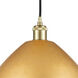 Ballston Dome 1 Light 16 inch Satin Gold Mini Pendant Ceiling Light