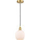 Edison Belfast 1 Light 6 inch Satin Gold Mini Pendant Ceiling Light