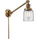 Small Bell 21 inch 3.50 watt Brushed Brass Swing Arm Wall Light, Franklin Restoration