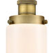 Edison Dover 1 Light 5 inch Brushed Brass Mini Pendant Ceiling Light