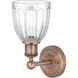 Brookfield 1 Light 5.75 inch Antique Copper and Clear Sconce Wall Light