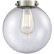 Franklin Restoration Beacon LED 8 inch Polished Chrome Mini Pendant Ceiling Light in Seedy, Franklin Restoration