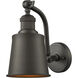 Franklin Restoration Addison 1 Light 5 inch Oil Rubbed Bronze Sconce Wall Light, Franklin Restoration