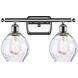 Ballston Small Waverly 2 Light 16 inch Polished Chrome Bath Vanity Light Wall Light, Ballston