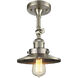 Franklin Restoration Railroad 1 Light 8 inch Brushed Satin Nickel Sconce Wall Light, Franklin Restoration