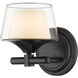 Laguna LED 5.75 inch Matte Black Bath Vanity Light Wall Light